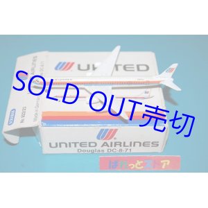 画像: ドイツ・SCHABAK社製No.922/23 縮尺1/600 "UNITED" Airlines Douglas DC-8-71 1981年