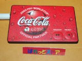 画像: 日本コカコーラ・国際サッカー連盟"FIFAワールドカップ"カード型FMラジオ受信機・2002年3月-6月期懸賞品