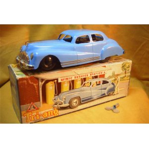 画像: 英国・Triang-Minic製 No.2 Buick 1948 "Wizard Stop-On Car" 7 inch long Clockwork メカニック機能・当時物