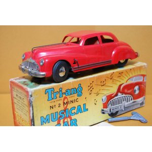 画像: 英国・Triang-Minic製 No.2 BUICK 1948 Sedan Musical Car （全長175mm） ・当時物