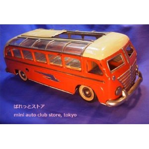 画像: ドイツ・Günthermann　 (SG) 製 Setra S8 1951 『ロマンチック街道』観光バス・ブリキのおもちゃ・　1951年製・アメリカ軍占領時のドイツ製品