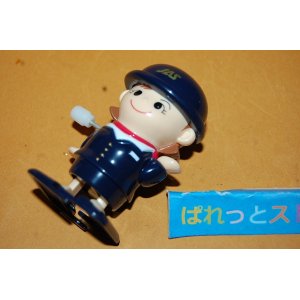 画像: JAS（日本エアシステム）テクテクキャビンアテンダント　ゼンマイ式可動　　　1999年　機内配布人形