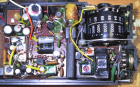 画像: ソニー 2バンド(FM、AM) 10石ラジオ TFM-4500　1973年型　黒レザーケース付き（＃5-B）