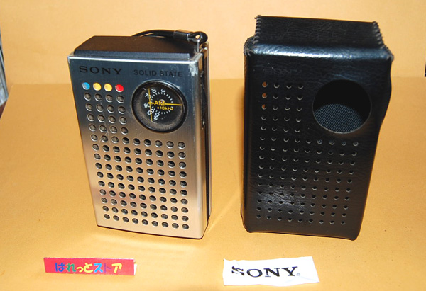 SONY TR-4100 AM ６石トランジスターラジオ・ケース付 1972年型 〔Made in TOKYO