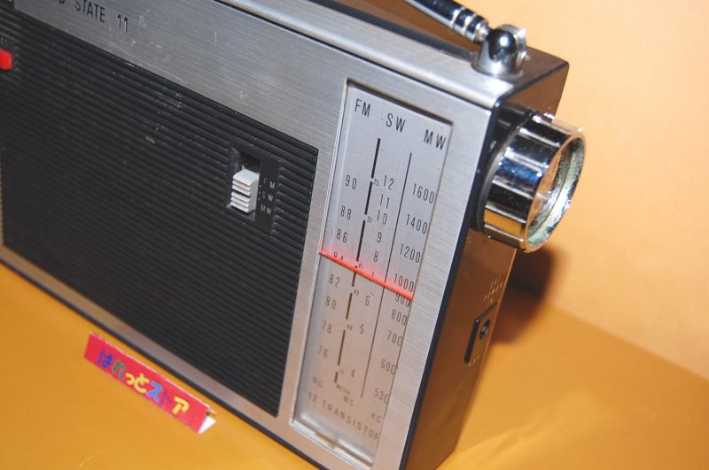 画像: ソニー　MODEL TFM-110D FM/SW/MW 3BAND RADIO 1966年型 【黒革ケース付】