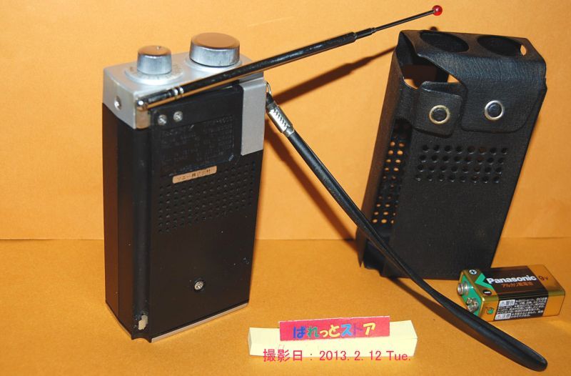 画像: SONY  Model TFM-4500　2バンド(FM＆AM) 10石ラジオ 1973年型　ブラック純正ケース付き【＃14】