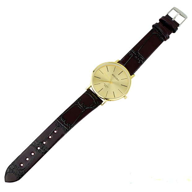 画像: クラシック丸型♪アナログ腕時計【MINGBO・2014年製】 新品