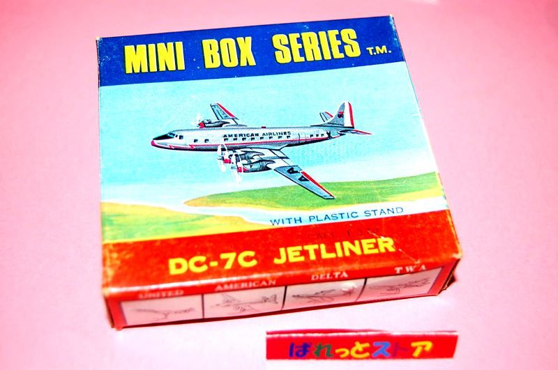 画像: Frankonia MINI BOX SERIES - DC-7C AMERICAN AIRLINES, Hong Kong, 1968年製品