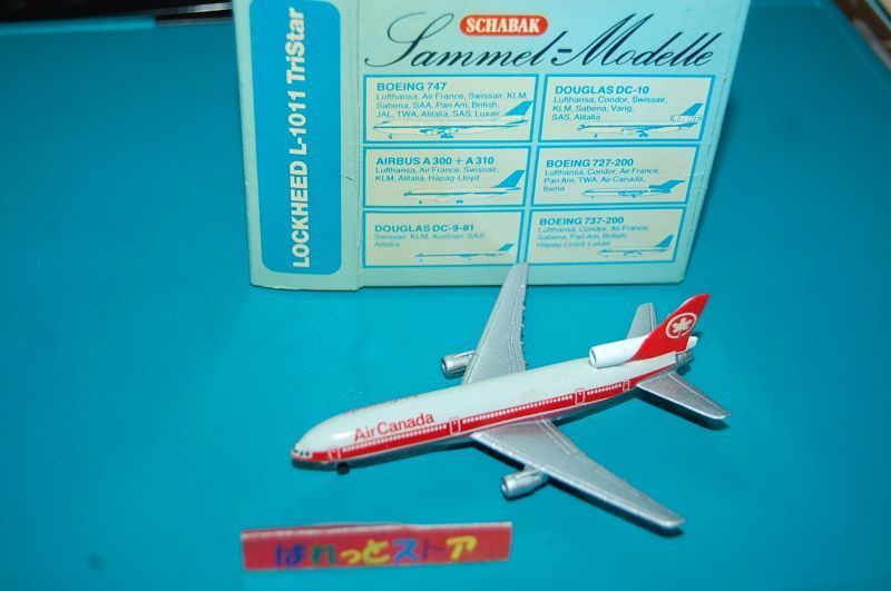 画像: ドイツ製・New Vintage 1980's Schabak No.909/19 "AIR CANADA" Lockheed L-1011 TriStar カナダ航空トライスター