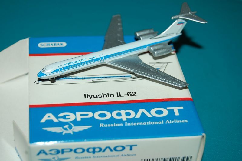 画像: ドイツ・SCHABAK社製 Nr.952/139 1/600 ソ連・アエロフロート航空 Ilyyushin IL-62型・1990年代初期品