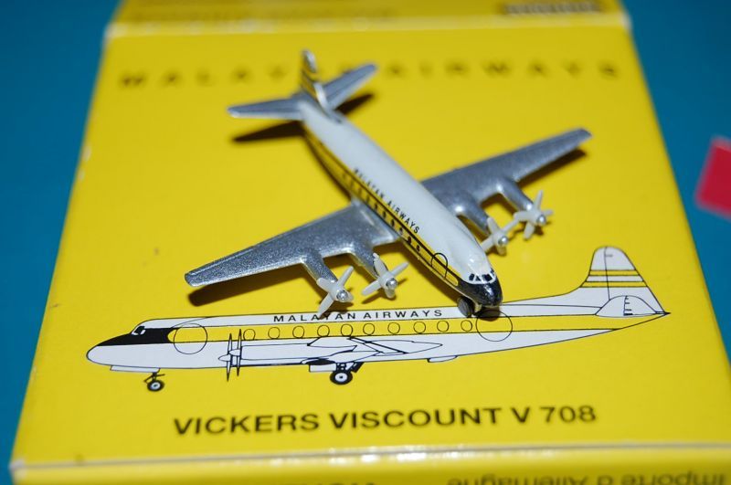 画像: ドイツ・SCHABAK社製 Nr.941/51 1/600 マレーシア航空 ビッカース・バイカウントV-708型・1990年代初期品