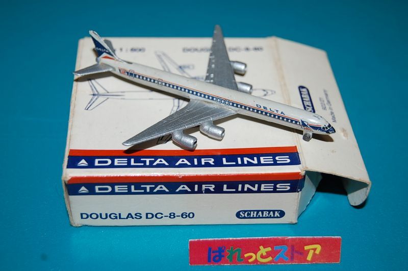画像: ドイツ・SCHABAK社製No.922/21 縮尺1/600 "DELTA AIRLINES" Douglas DC-8-60 1965