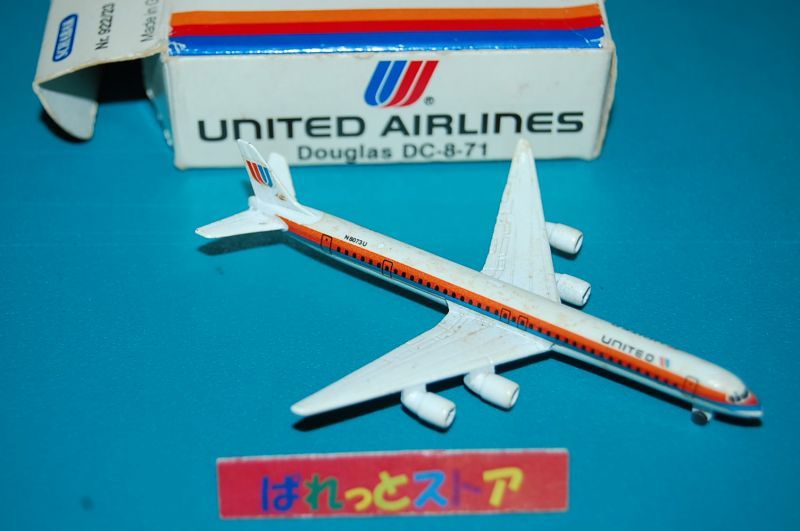 画像: ドイツ・SCHABAK社製No.922/23 縮尺1/600 "UNITED" Airlines Douglas DC-8-71 1981年