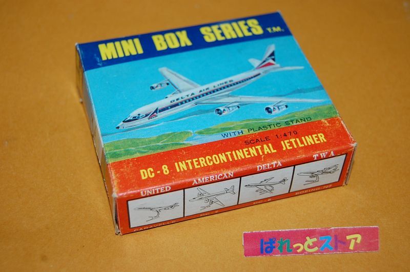 画像: Frankonia MINI BOX 　SERIES - DC-8 DELTA  　AIRLINES, Hong Kong, 1968年製品