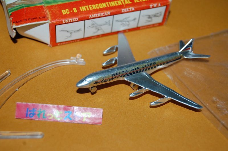 画像: Frankonia MINI BOX 　SERIES - DC-8 DELTA  　AIRLINES, Hong Kong, 1968年製品