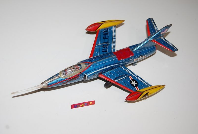 増田屋コーポレーション・Modern Toys ブリキおもちゃ・米軍 F-104