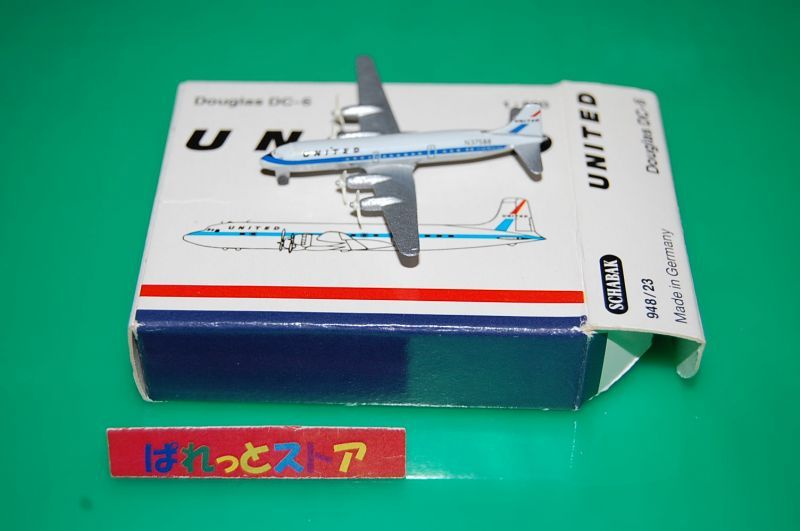 画像: ドイツ・SCHABAK社製 Nr.948/23 UNITED Airlines Douglas DC-6 ・1980年代後期品・