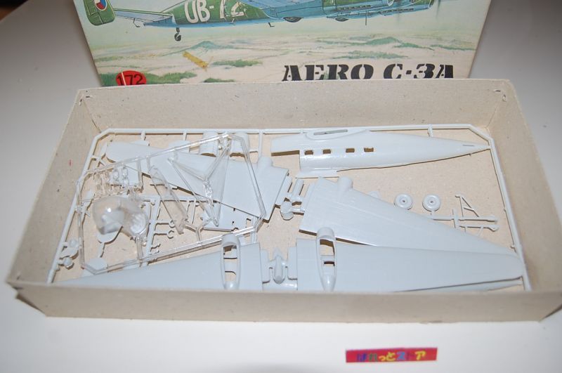 画像: チェコスロバキア製プラモデルキット・KP PLASTIKOVY MODEL No.9 AERO C-3A