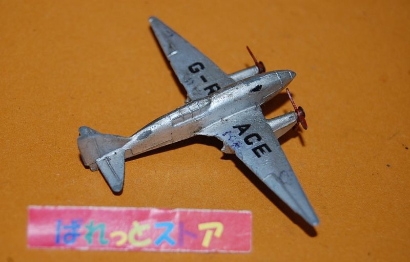 画像: 英国製・DINKY TOYS aircraft No.60g "LIGHT RACER" DH.88 Comet 1935年・当時モノ