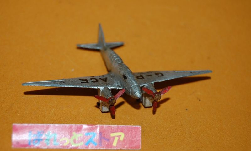 画像: 英国製・DINKY TOYS aircraft No.60g "LIGHT RACER" DH.88 Comet 1935年・当時モノ