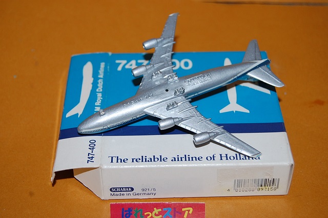 画像: ドイツ・SCHABAK社製No.921/5 縮尺1/600 "KLM" 　Boeing 747-400　1988年式