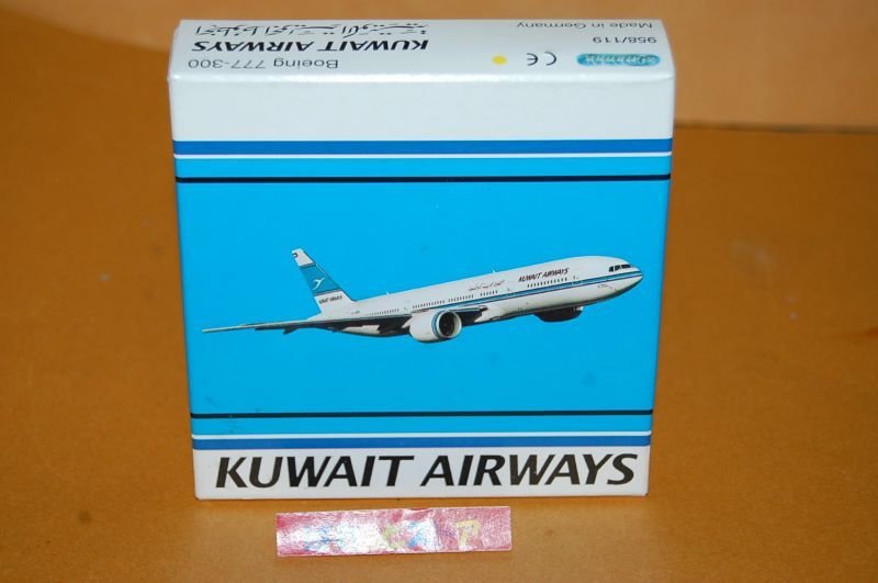 画像: ドイツ・SCHABAK社製　No.958/119 縮尺1/600 "KUWAIT AIRWAYS" Boeing 777-300 1994年式