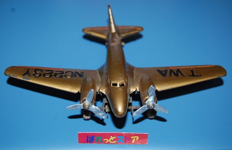 画像: C.K. toys（倉持商店）製　トランスワールド航空 NC223Y Douglas DC-1型　ブリキ飛行機・昭和初期発売・当時物