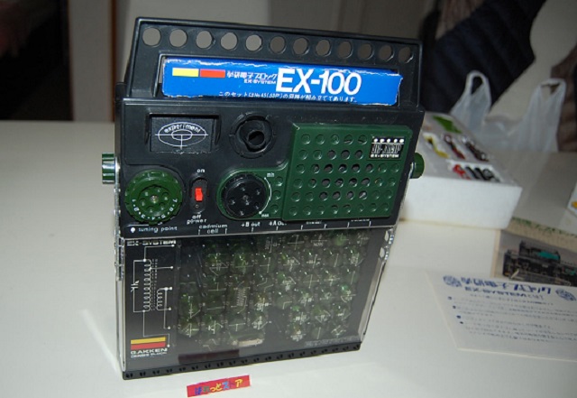 画像: 【少年時代の想い出】学習研究社・電子ブロックEX SYSTEMS EX-100・トランジスターラジオ等100種類の電子回路が組める・1976年製・当時物