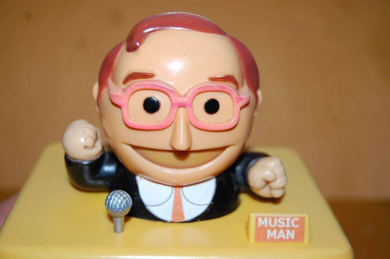 画像: 唇が可動する7石トランジスタラジオ受信機"MUSIC MAN"フィギュアTalking Radio・1974年台湾製品 