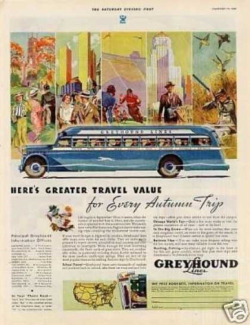 画像: 米国・TOOTSIETOYS製 No.1045 Greyhound bus 1937 ブリキシャーシ付・1937年当時物 