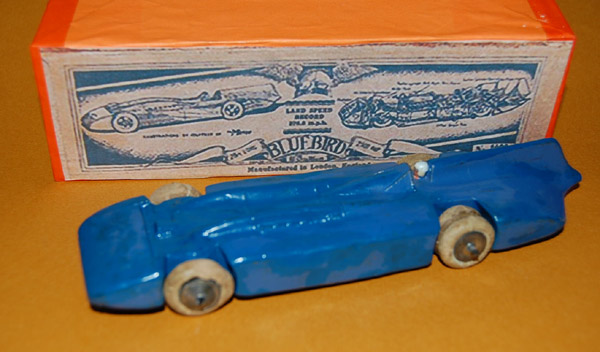 画像1: 英国・BRITAIN（ブリテン）No.1400 Bluebird Record Car gas turbine-powered vehicle  【1936年発売品・当時もの】