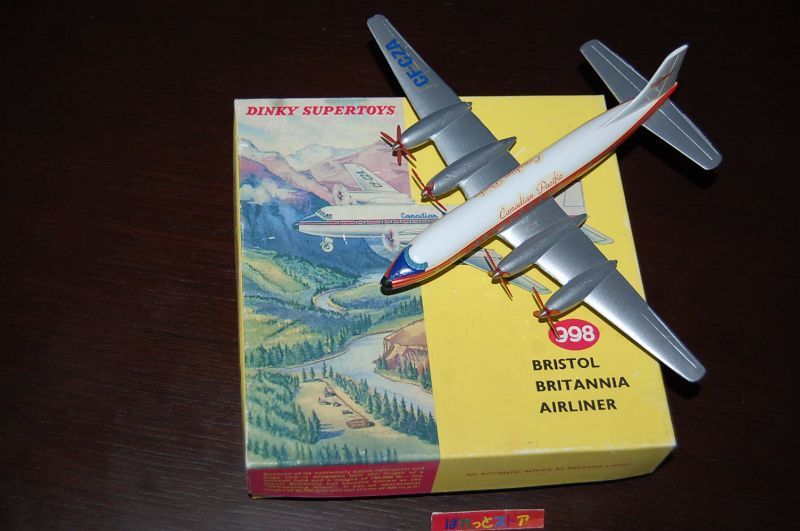 画像: 英国・DINKY SUPERTOYS - BRISTOL BRITANNIA 1958 "CANADIAN PACIFIC" AIRLINER・1959年当時物