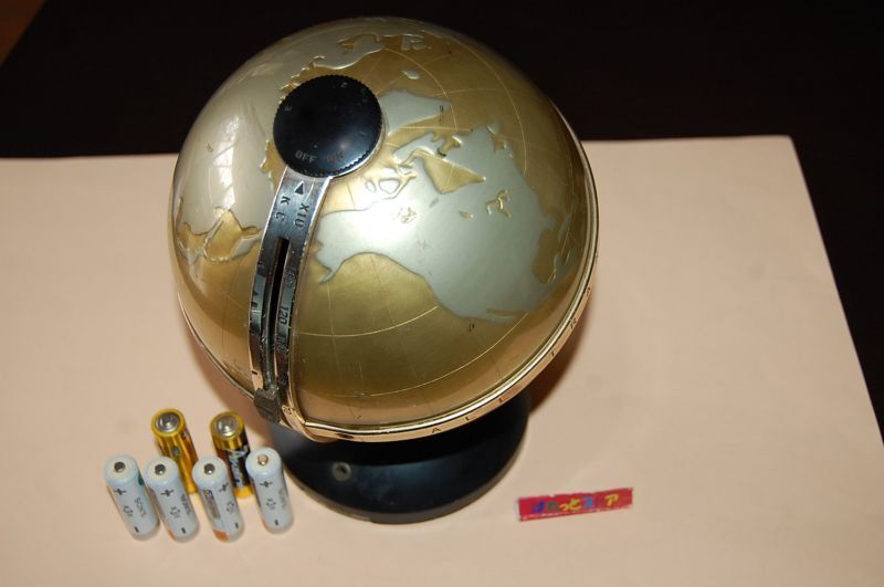 激安通販 地球儀型ラジオ（1960年代初期）動作品 ラジオ - www.supreme 