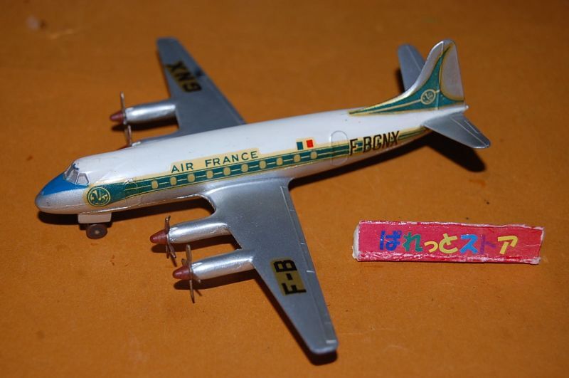 画像: フランス製・Dinky-toys 60E Vickers Viscount Airliner "AIR FRANCE"世界初のターボプロップ・エンジン旅客機 1956年当時物