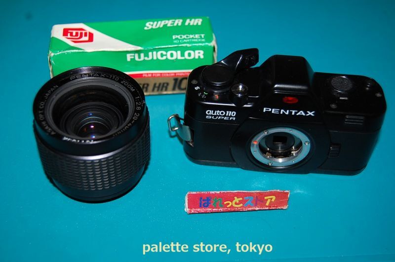 画像1: ASAHI PENTAX auto110 super　カメラ本体＆ 20-40mm F2.8 ZOOMレンズ付き・世界最小一眼レフカメラ1983年式 ・富士フィルム１本付き