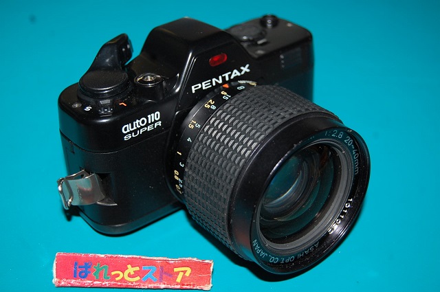 画像: ASAHI PENTAX auto110 super　カメラ本体＆ 20-40mm F2.8 ZOOMレンズ付き・世界最小一眼レフカメラ1983年式 ・富士フィルム１本付き