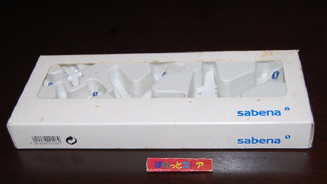 画像: SCHABAK製 Nr.910-6 縮尺1/600 サベナ・ベルギー航空 BAe146/Boeing737/Airbus310/Boeing747主要４機セット・1990年代ドイツ製