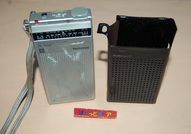 画像: 松下電器・NATIONAL RF-566 Two Band FM/AM  2-IC+9-Transistor Radio/AMP・1979年　日本製・新品イヤフォン付き
