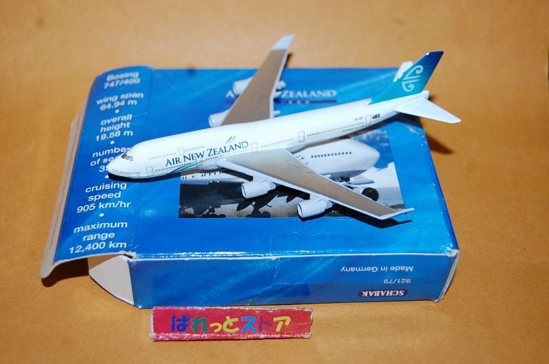 画像1: ドイツ・SCHABAK社製No.921/79 縮尺1/600 "AIR NEW ZEALAND" 　Boeing 747-400　1988年式