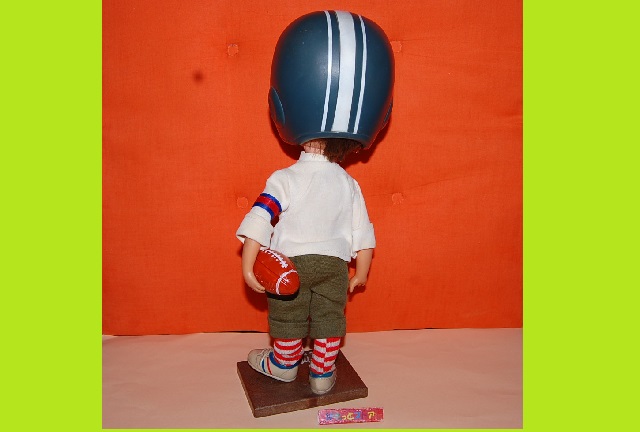 画像2: 柴製作所・ちいさなときめき FRAN MAR・『 Moppets モペット 』アメリカンフットボールの男の子　ドール・1972年日本製品
