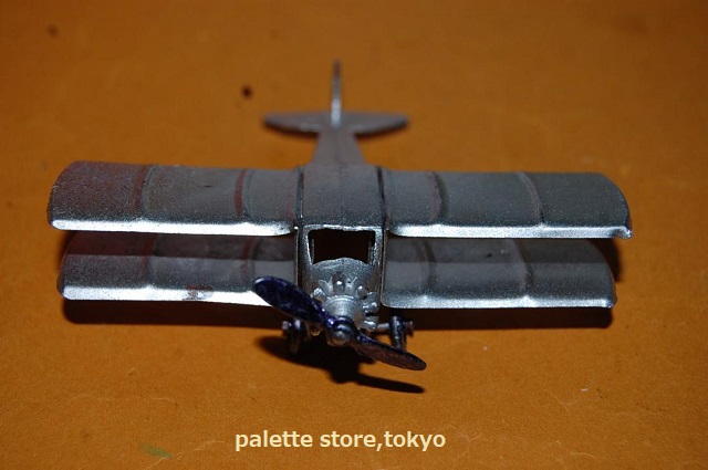 画像: アメリカ・TOOTSIETOY No.2218 Biplane Wings Ryan（ライアン複葉機)・ 1931年発売品・銀色塗装　オリジナル品