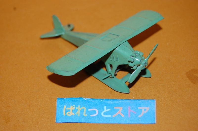 画像: アメリカ・TOOTSIETOY No.4675 Biplane Wings Ryan Ski-like pontoons （雪上仕様のライアン複葉機)・ 1928年発売品　オリジナル品