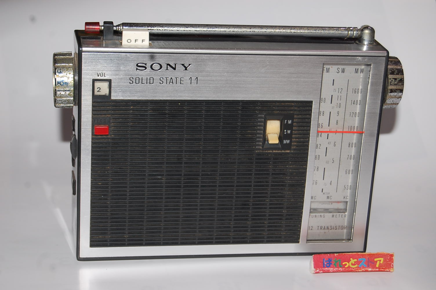 画像2: ソニー　TFM-110F FM/SW/MW 3バンド 1967年6月式 ・トランジスター12個搭載 【黒革キャリング・ケース・イヤフォン付】＃10