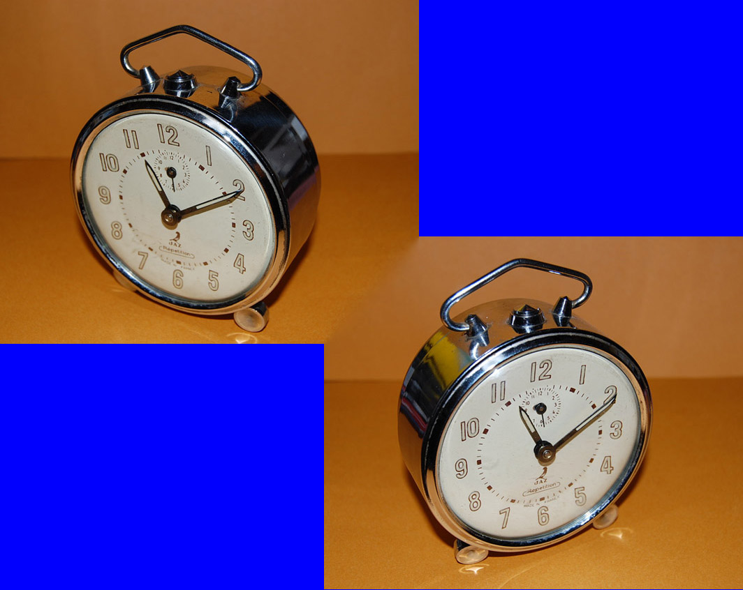 画像: フランス・JAZ製の目覚まし時計 ”Repetition” シルバー