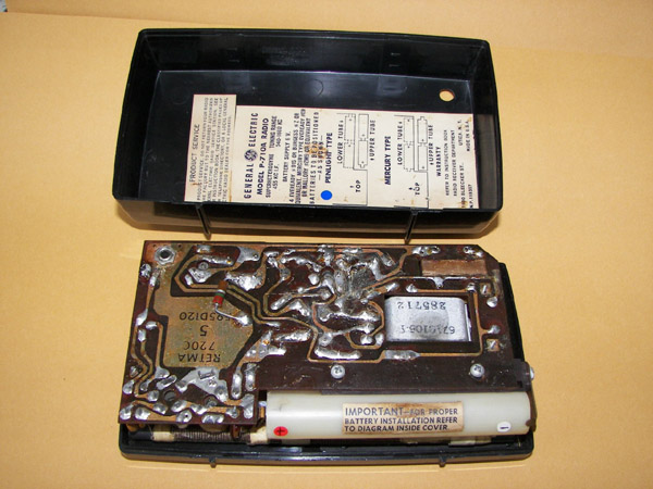 画像: G.E.【TRラジオ創世期】 4-Transister MODEL P-710A ラジオ　1956年型