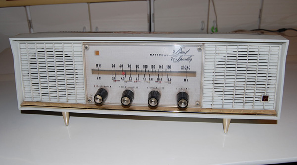 ナショナル　BX-420型 真空管ラジオ1962年 ２スピーカー【NATIONAL PANASONIC BX-420】