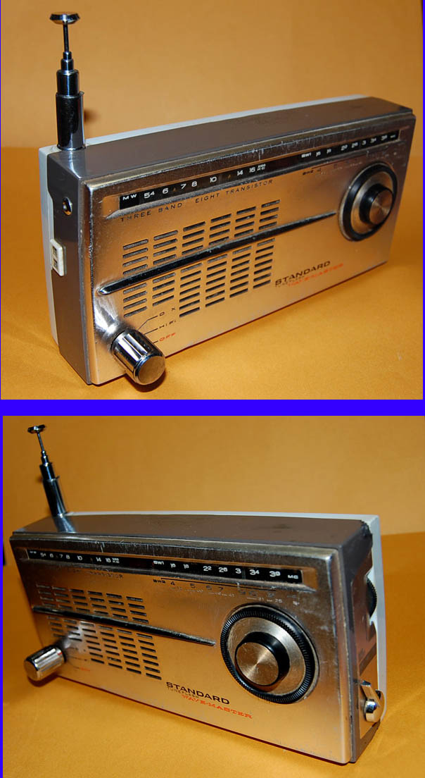 画像: Standard Tuneflash Wave-Master SR-H115 8石ラジオ 1961年型 茶革ケース付　