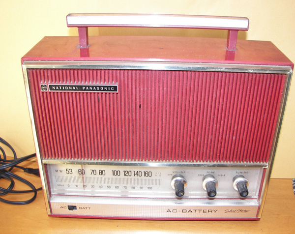 ラジオ レトロ National Panasonic RE-190 アンティーク