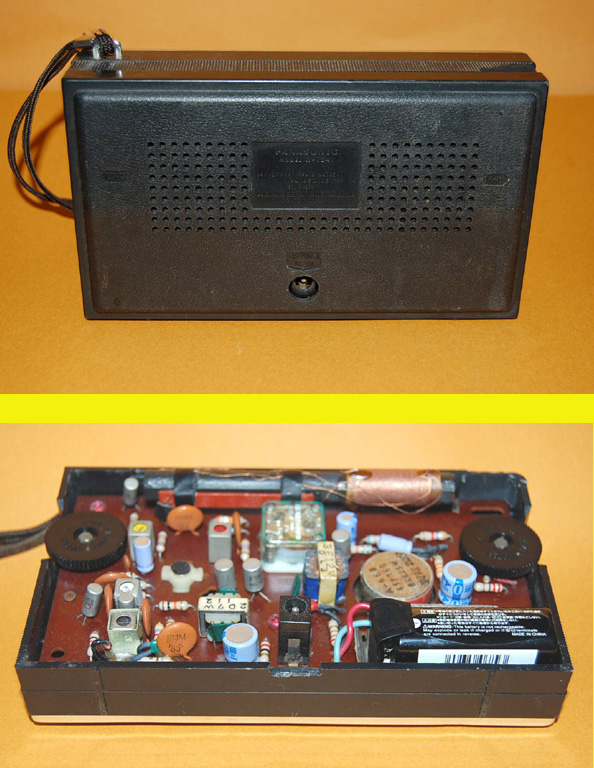 画像: ナショナル　パナソニック　Model-R-1241 ６石 ポータブルラジオ