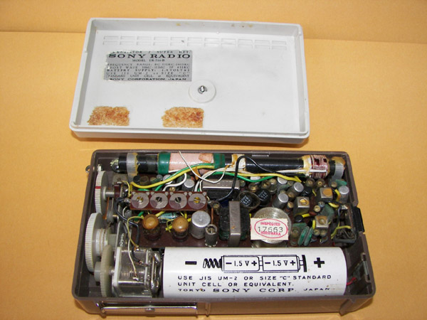 SONY RADIO Model TR-716-B Transister／Super Het 1960年型 
